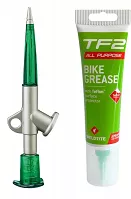 Smar WELDTITE TF2 All Purpose Bike Grease with Teflon™ 125ml & Grease Gun, Zestaw z pistoletem