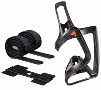 Koszyk na bidon Granite Aux E+ Carbon Bottle Cage with Strap Kit