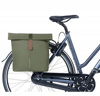 Sakwa miejska podwójna BASIL City Double Bag 32L MIK - moss green