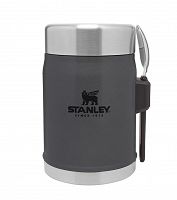 Termos obiadowy ze sztućcem Stanley CLASSIC - 0,4L - Grafitowy