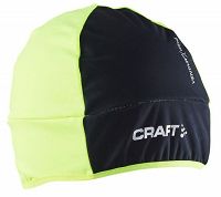 Czapka CRAFT WRAP HAT czarno- żółta  S/M - 54-56 cm