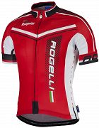 Rogelli GARA MOSTRO - koszulka rowerowa -  red/black Rozmiar. S