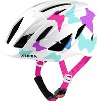 Kask rowerowy dziecięcy Alpina Pico, PEARLWHITE BUTTERFLIES 50-55cm