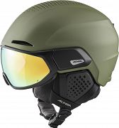 Kask zimowy, narciarski i snowboardowy Alpina ALTO Q-LITE - Olive matt (gold mirror)