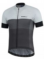 Aerodynamiczna koszulka rowerowa Rogelli BOOST, czarno-biała roz. L