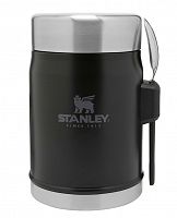 Termos obiadowy ze sztućcem Stanley CLASSIC - 0,4L - Czarny