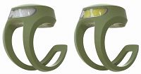 Komplet lamp Knog Frog V3, zielony