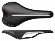 Siodło SELLE ITALIA SLR MANG S (id match - S1) manganese tube 7, czarno-srebrne