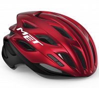 Kask Met Estro MIPS - Czerwony Red Black Metallic