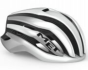 Kask szosowy MET - Trenta 3K Carbon MIPS AIR - biały White Silver Metallic