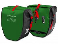 Sakwy rowerowe uniwersalne Extrawheel Rider 30L Polyester Green/Black