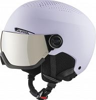 Kask zimowy  narciarski i snowboardowy ALPINA ARBER VISOR Q-LITE - Lilac matt