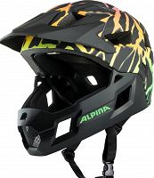 Kask rowerowy młodzieżowy - Alpina RUPI - FADING-NEON 50-55cm