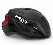 Kask MET Strale - Black red metalic