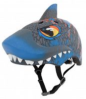 Kask dziecięcy juniorski rekin - RASKULLZ   SIR CHOMPZ blue (50-54 cm)