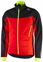 Rogelli TRABIA - softshellowa kurtka rowerowa - red/black/fl.-yellow 003.116 roz. S