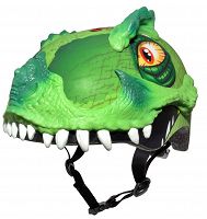 Kask dziecięcy juniorski RASKULLZ  T-REX AWESOME green (50-54 cm)