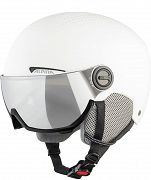 Kask zimowy  narciarski i snowboardowy ALPINA ARBER VISOR Q-LITE - White