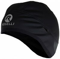 Rogelli LAZIO - softshellowa czapka pod kask, - czarna