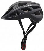 Kask rowerowy Sahoo In-mould z lampką czarny