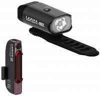 Zestaw lampki LEZYNE MINI DRIVE 400 przód 400 lumenów, STICK tył 30 lumenów, usb - NEW 2021