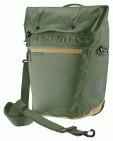 Sakwa rowerowa Deuter Mainhattan 17+10 khaki clay