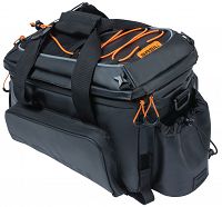 Torba na bagażnik rozkładana Basil Tarpaulin Miles Trunkbag XL Pro, 9-36l, black/orange MIK System