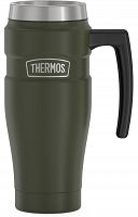 Kubek termiczny - Termokubek Thermos Style z uchwytem 470ml zieleń wojskowa