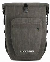 Wodoszczelna, uniwersalna sakwa rowerowa Rockbros AS-001-2BG | 20L szara