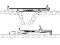 Przymiar łańcucha Topeak Chain Hook  Wear Indicator