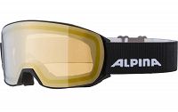 Alpina Gogle  M40 NAKISKA Q-LITE Black-matt -szkło Q-LITE Gold S1