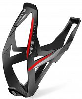 Karbonowy koszyk na bidon Raceone X25 Carbon black-red 25g