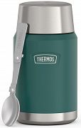 Termos na jedzenie z składaną łyżką i kubkiem Thermos ICON 710 ml - zielony