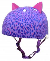 Kask dziecięcy juniorski  RASKULLZ LEOPARD KITTY roz. M  54-58cm