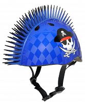 Kask dziecięcy juniorski pirat - RASKULLZ  EYEPATCH PIRATE blue  (50-54 cm)