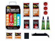 Zestaw czyszcząco-naprawczy WELDTITE DIRTWASH SOS TRAVEL KIT 3x łatki samoprzylepne + 2x łyżki + 2x oleje + chusteczki