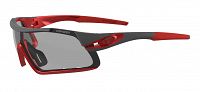 Okulary TIFOSI DAVOS FOTOTEC race red (1szkło Smoke FOTOCHROM 47,7%-15,2% transmisja światła)