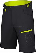 Spodenki rowerowe Etape Freedom 3.0 - czarny-fluo