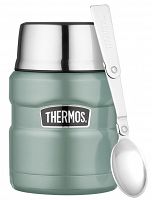 Oryginalny Termos obiadowy  na jedzenie z łyżką Thermos King 470ml,  duck egg