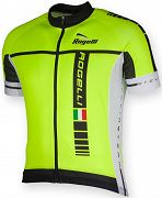 Rogelli UMBRIA - koszulka rowerowa -  fluor-yellow-black/white  Rozmiar S