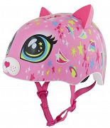 Kask dziecięcy juniorski kot C-PREME ASTRO CAT pink- (50-54cm)