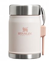 Termos obiadowy ze sztućcem Stanley CLASSIC - 0,4L - Rose Quartz