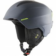 Kask zimowy  narciarski i snowboardowy ALPINA GRAND - Charccoal neon matt