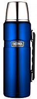 Oryginalny termos Thermos King 1,2 L z uchwytem - niebieski