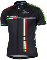 Rogelli TEAM - koszulka rowerowa - 001.965 black/Italian - Rozmiar S