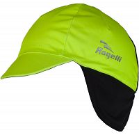 Czapka pod kask softshell Rogelli PROTTETIVO, fluor-yellow