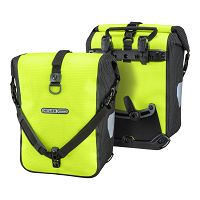 Odblaskowe unversalne sakwy rowerowe Ortlieb Sport Roller High Visibility QL2.1 Neon-Yellow - komplet 2 sztuki